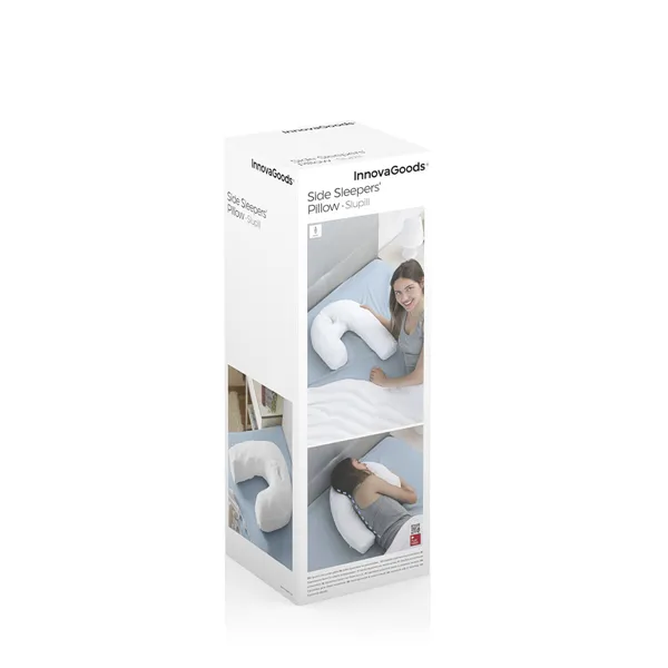 Ergonominė U formos šoninė pagalvė Slupill InnovaGoods