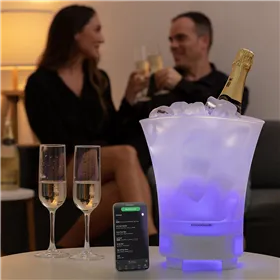 LED spainis ar uzlādējamu skaļruni Sonice InnovaGoods