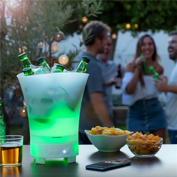 LED spainis ar uzlādējamu skaļruni Sonice InnovaGoods