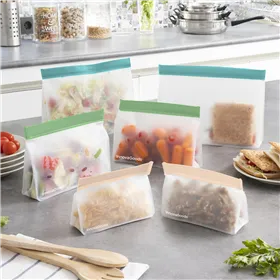 Setti uudestaan käytettäviä ja ilmatiiviitä pusseja. InnovaGoods V0103189 Läpinäkyvä 6 osaa (Kunnostetut Tuotteet B)