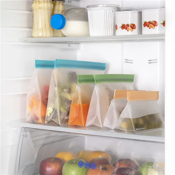 Set of Reusable Hermetically-sealed Bags InnovaGoods V0103189 Transparent 6 Units (Refurbished B)