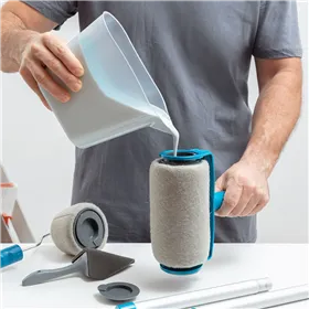 Набор заправляемых, противокапельных валиков для покраски. Roll'n'paint InnovaGoods 5 предметы