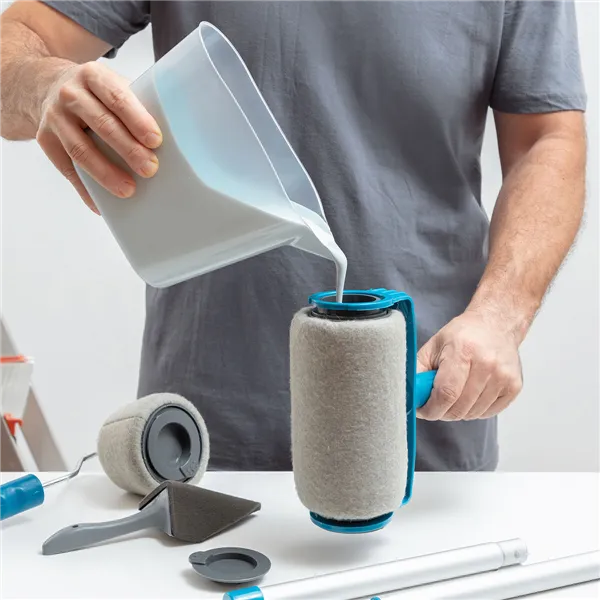 Набор заправляемых, противокапельных валиков для покраски. Roll'n'paint InnovaGoods 5 предметы