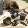 Набор из 3-х многоразовых кофейных капсул Recoff InnovaGoods