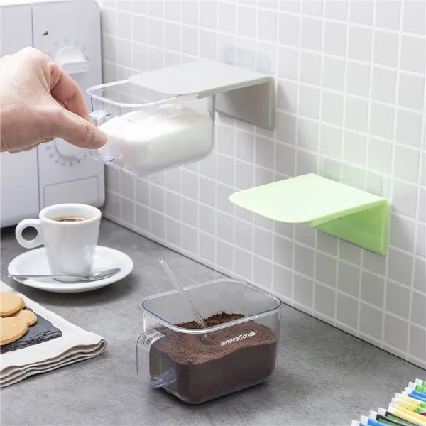 Съемные кухонные контейнеры с наклейками Handstore InnovaGoods 2 штук