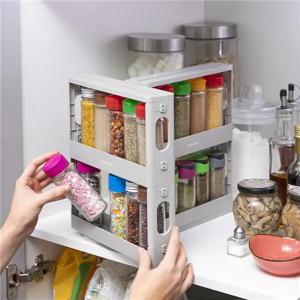 Bīdāmo un grozāmo garšvielu organizators Rispick InnovaGoods (Atjaunots A)