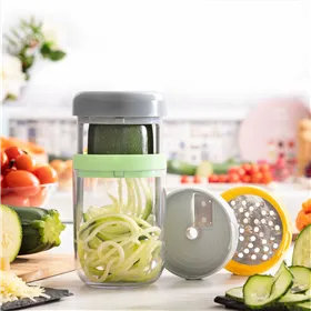 Spiralinis daržovių pjaustyklė ir tarka su receptais Vigizer InnovaGoods