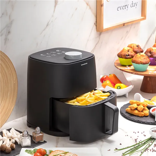 õhufritüüri InnovaGoods Fryinn Lite 2000 Must 1200 W 2 L