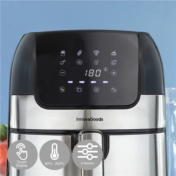 õhufritüüri InnovaGoods Fryinn 3500 Must 1400 W 3,5 L Roostevaba teras