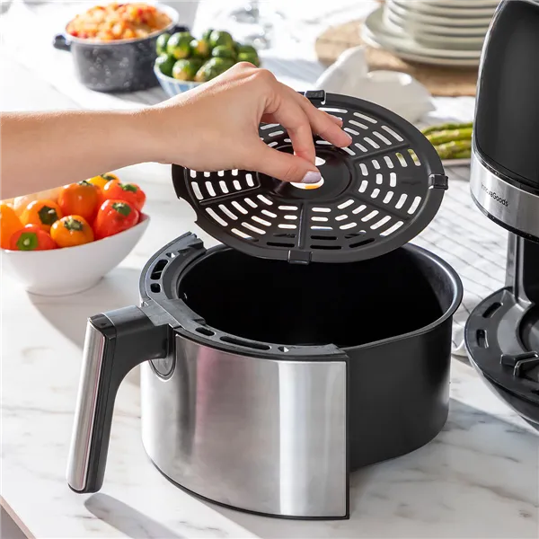 õhufritüüri InnovaGoods Fryinn 3500 Must 1400 W 3,5 L Roostevaba teras
