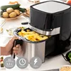 õhufritüüri InnovaGoods Fryinn Pro 5500 Must 1700 W 5,5 L Roostevaba teras