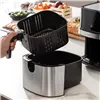 õhufritüüri InnovaGoods Fryinn Pro 5500 Must 1700 W 5,5 L Roostevaba teras
