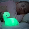 Mitmevärviline LED-lamp Dinosaurus InnovaGoods Valge Vinüül (Renoveeritud A)