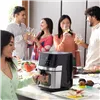 Karstā gaisa fritieris InnovaGoods Fryinn View 6500 Melns 1700 W 6,5 L Nerūsējošais tērauds
