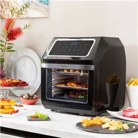 Oro gruzdintuvė InnovaGoods Fryinn Pro Max 12000 Juoda 1800 W 12 L Nerūdijantis plienas