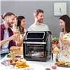 õhufritüüri InnovaGoods Fryinn Pro Max 12000 Must 1800 W 12 L Roostevaba teras