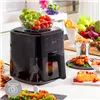Аэрофритюрница с весами InnovaGoods Fryinn Balance 5000 Чёрный 1500 W 5 L Нержавеющая сталь