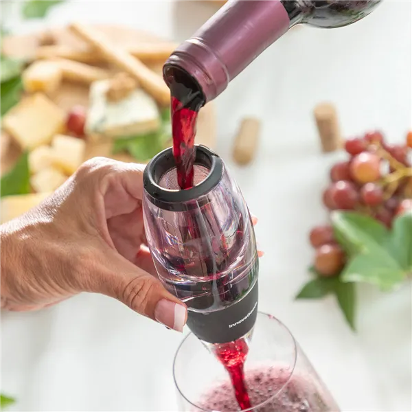 Viininilmaaja suodattimella, jalustalla ja säilytyspussilla Wineir InnovaGoods