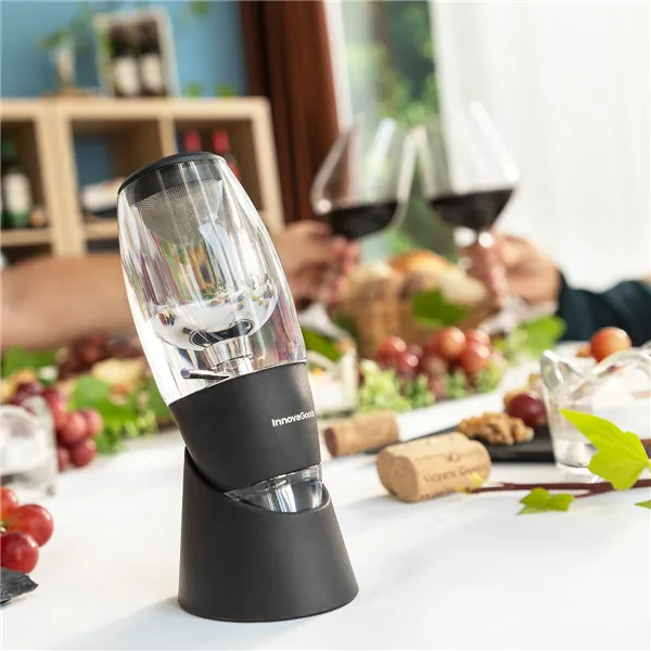 Vyno aeratorius su filtru, stovu ir nešiojimo dėklu Wineir InnovaGoods