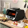 Аэрофритюрница с грилем, аксессуарами и книгой рецептов InnovaGoods Fryinn 12-in-1 6000 Чёрный Сталь 3400 W 6 L