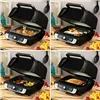 Аэрофритюрница с грилем, аксессуарами и книгой рецептов InnovaGoods Fryinn 12-in-1 6000 Чёрный Сталь 3400 W 6 L