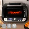 Oro gruzdintuvė su grotelėmis, priedais ir receptų knyga InnovaGoods Fryinn 12-in-1 6000 Juoda Plienas 3400 W 6 L