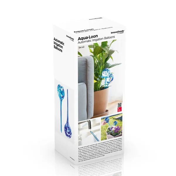 Automaatsed kastmispallid Aqua·Loon InnovaGoods Sinine Klaas (Renoveeritud A)