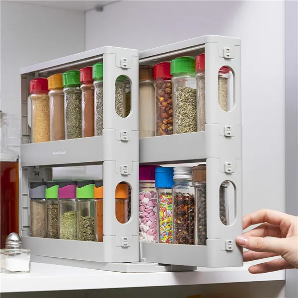 Bīdāmo un grozāmo garšvielu organizators Rispick InnovaGoods (Atjaunots A)