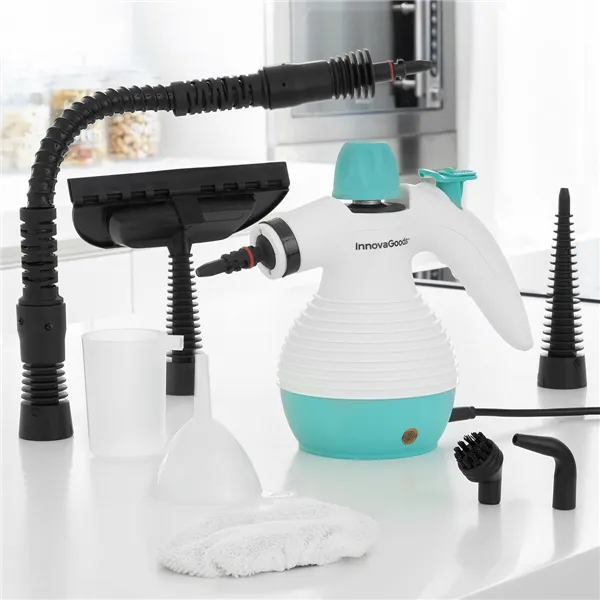 Mitmeotstarbeline, 9-in-1 käeshoitav auruti koos tarvikutega Steany InnovaGoods 0,35 L 3 Bar 1000W