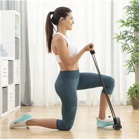 Elastīgās daudzfunkcionālās pretestības joslas ar vingrošanas ceļvedi Tensport InnovaGoods