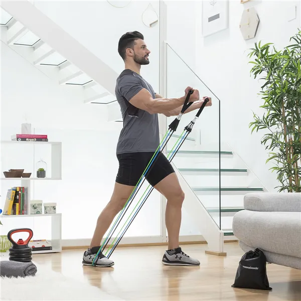 Tarvkute ja Treeningjuhendga Vastupanurihmade Komplekt Tribainer InnovaGoods 3 Ühikut