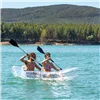 Прозрачный Надувной Каяк с Аксессуарами Paros InnovaGoods 312 cm 2 места