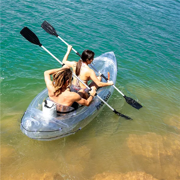 Täispuhutav Läbipaistev Kajakk Tarvikutega Paros InnovaGoods 312 cm 2 kohta