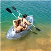 Прозрачный Надувной Каяк с Аксессуарами Paros InnovaGoods 312 cm 2 места