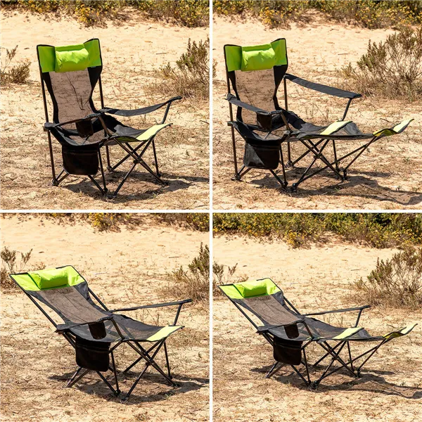 Kokkupandav matka lamamistool InnovaGoods Must (Renoveeritud B)