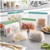 Korduvkasutatavate hermeetiliselt suletud kottide komplekt InnovaGoods V0103189 Läbipaistev 6 Ühikut (Renoveeritud B)