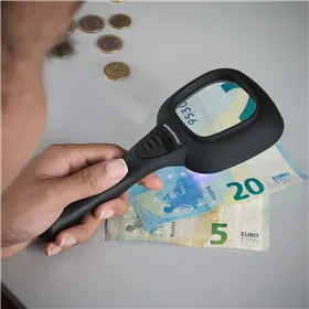 Padidinamasis stiklas su LED šviesa ir ultravioletiniais spinduliais Magiolet InnovaGoods