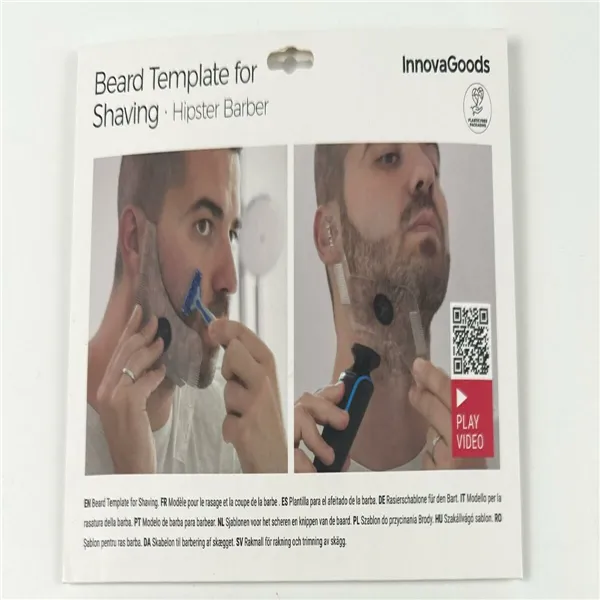 Bārdas skūšanas veidni Hipster Barber InnovaGoods
