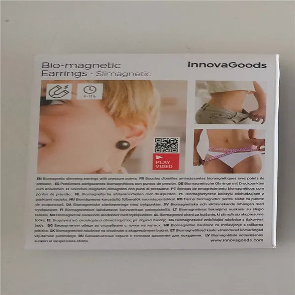 Biomagneettiset laihdutuskorvarenkaat Slimagnetic InnovaGoods