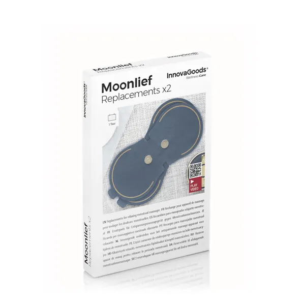 Lõõgastava menstruatsiooniaegse masseerija asendusplaastrid Moonlief InnovaGoods (Komplektis 2)