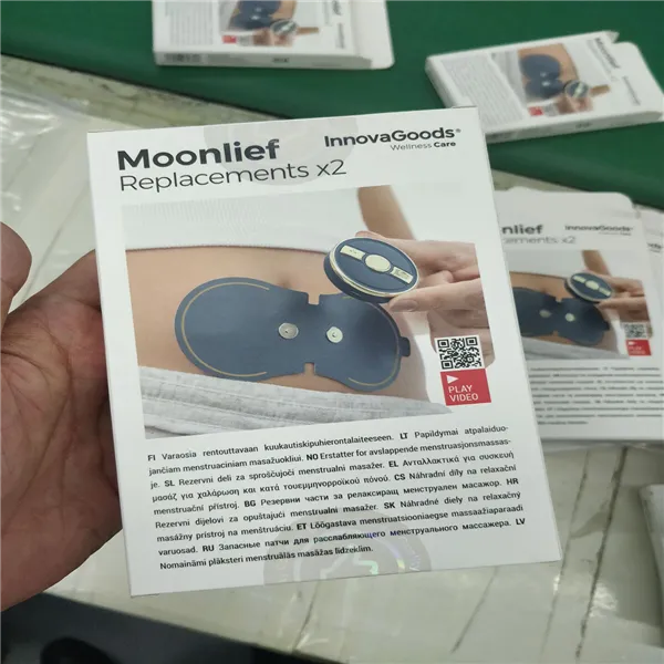 Keičiami atpalaiduojančio mėnesinių masažuoklio pleistrai Moonlief InnovaGoods (2 Vnt.)