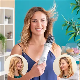 3-in-1 Drying, Styling and Curling Hairbrush Dryple InnovaGoods 550 W