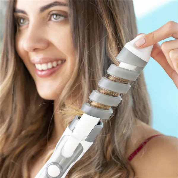 Keraamipinnoitteinen spiraalikiharrin Spihair InnovaGoods