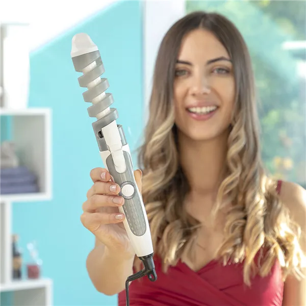 Keraminės spiralinės garbanojimo žnyplės Spihair InnovaGoods