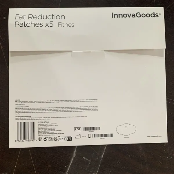 Notievēšanas Plāksteri ar Augu Ekstraktiem Fithes InnovaGoods 5 gb.