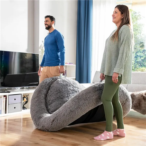 Žmogaus dydžio šuns guolis | Human Dog Bed XXL InnovaGoods Grey
