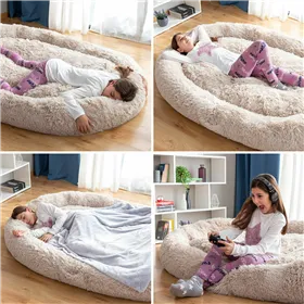 Suņu gulta cilvēkiem | Human Dog Bed XXL InnovaGoods Beige