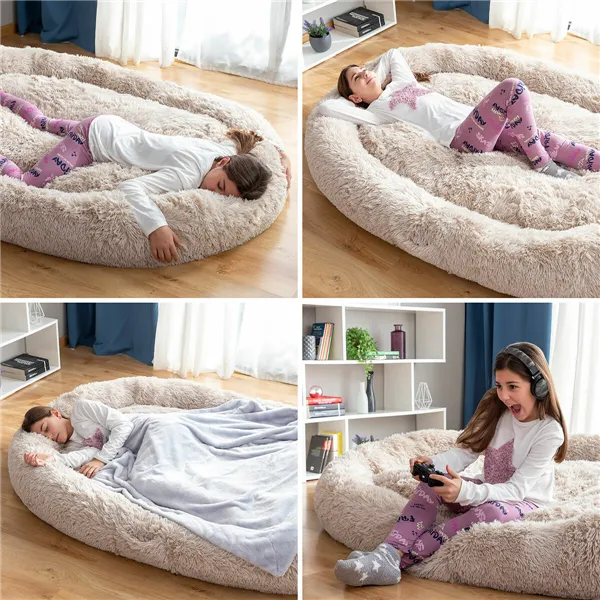 Лежанка для собак и людей | Human Dog Bed XXL InnovaGoods Beige