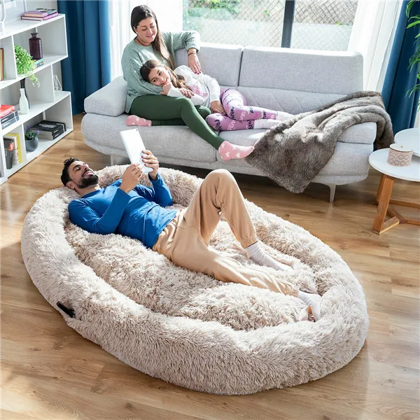 Лежанка для собак и людей | Human Dog Bed XXL InnovaGoods Beige