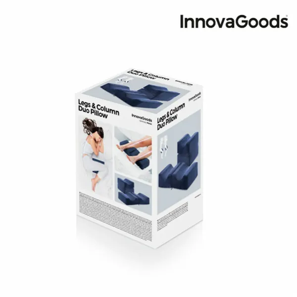 Ergonomic Pillow for Knees and Legs Jewel Bedding - Legs & Column Duo Pillow InnovaGoods IG113737 (Refurbished A)